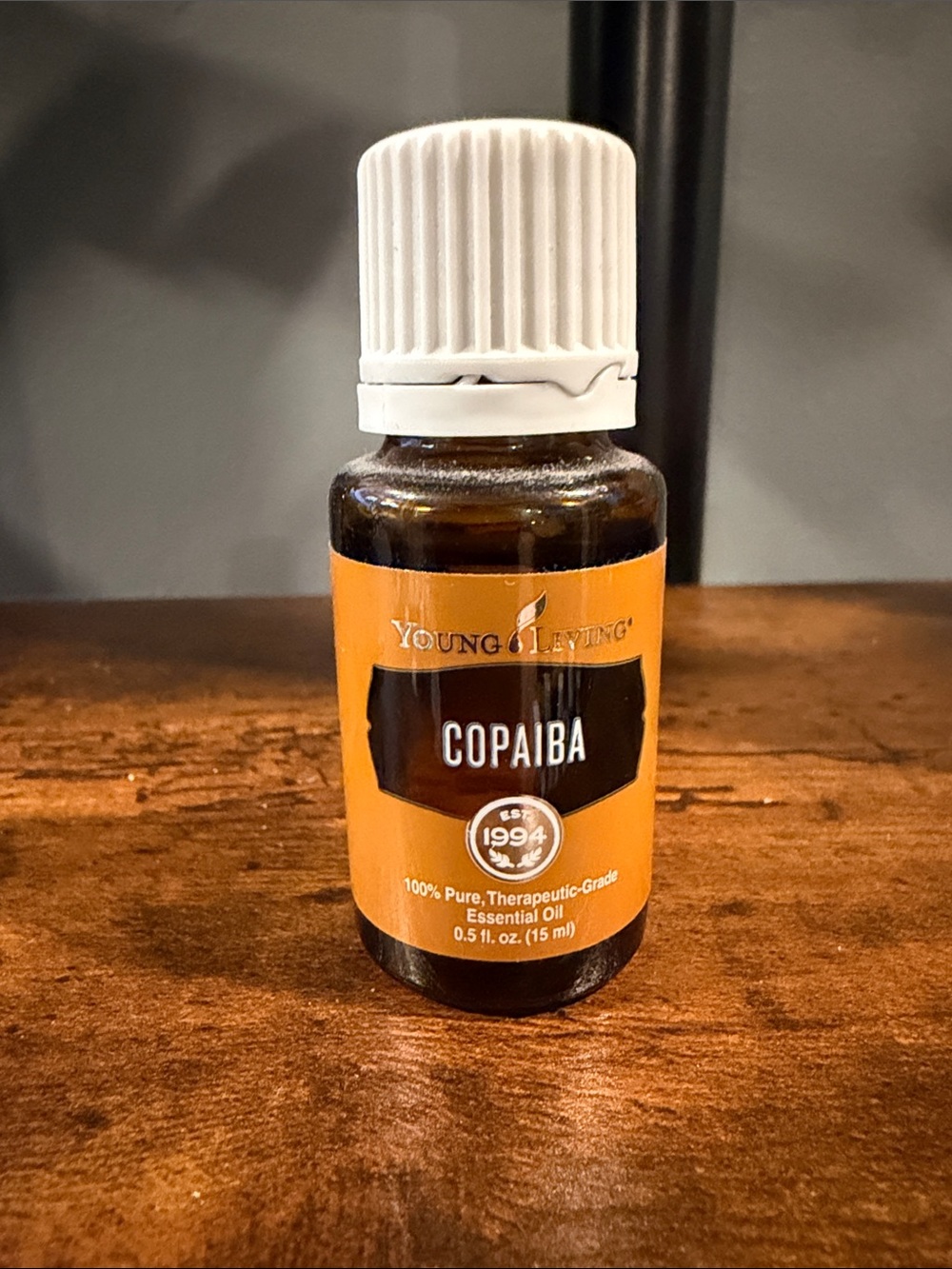 Young Living Copaiba Essential Oil - Orange and White